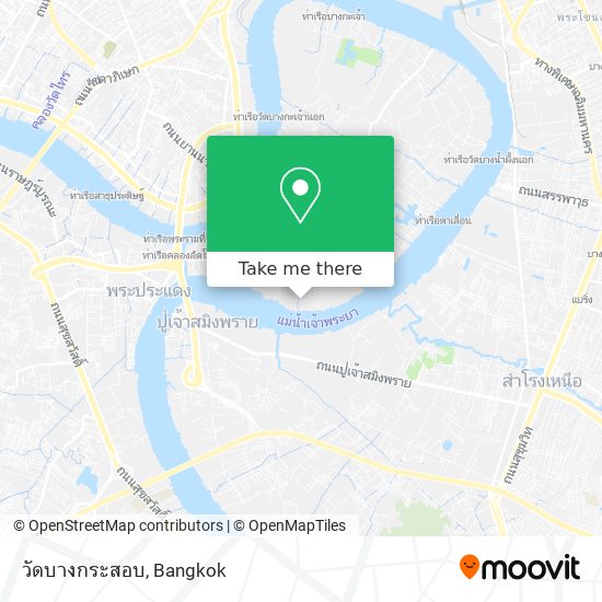 วัดบางกระสอบ map