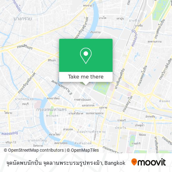 จุดนัดพบนักปั่น จุดลานพระบรมรูปทรงม้า map