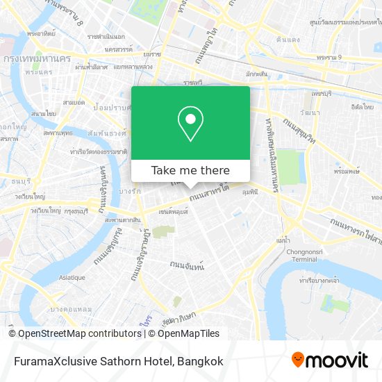 FuramaXclusive Sathorn Hotel map