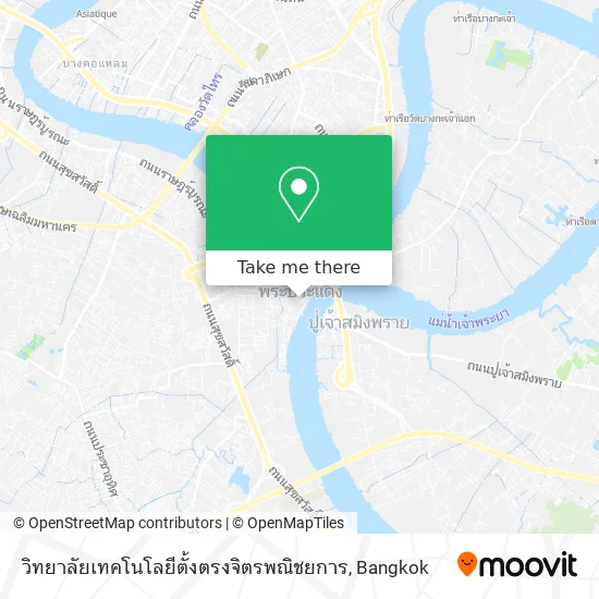 วิทยาลัยเทคโนโลยีตั้งตรงจิตรพณิชยการ map