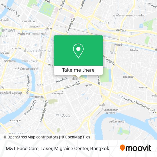 M&T Face Care, Laser, Migraine Center map