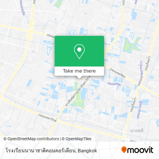 โรงเรียนนานาชาติคอนคอร์เดียน map