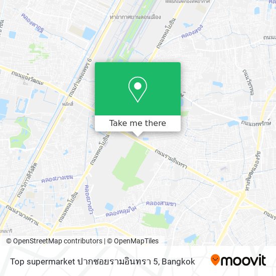 Top supermarket ปากซอยรามอินทรา 5 map