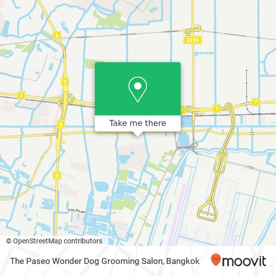 The Paseo Wonder Dog Grooming Salon map