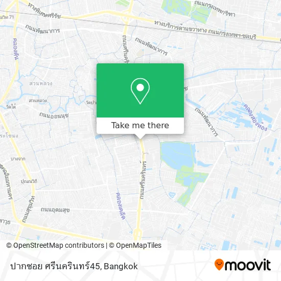 ปากซอย ศรีนครินทร์45 map