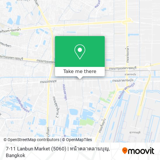 7-11 Lanbun Market (5060) | หน้าตลาดลานบุญ map