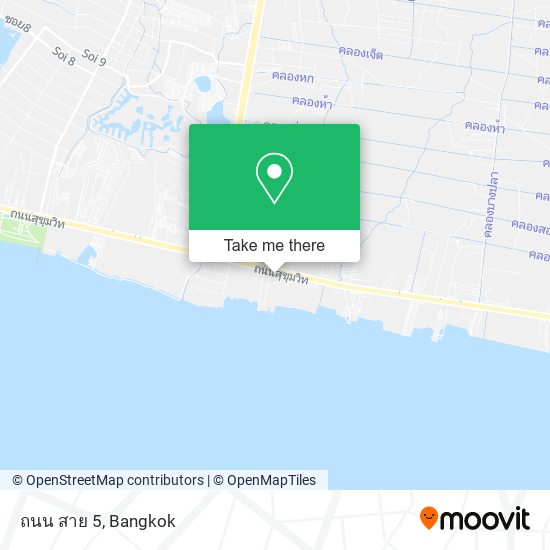 ถนน สาย 5 map