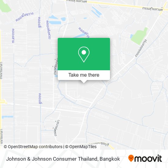 Johnson & Johnson Consumer Thailand map