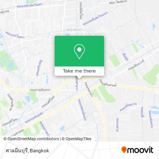 ศาลมีนบุรี map