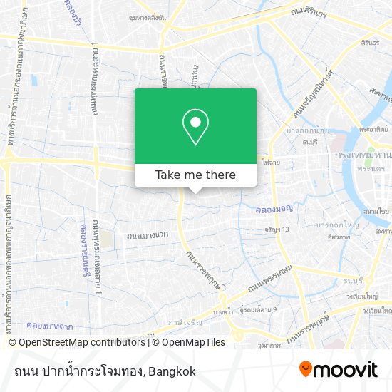 ถนน ปากน้ำกระโจมทอง map