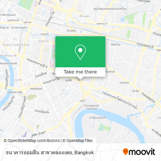 ธนาคารออมสิน สาขาคลองเตย map