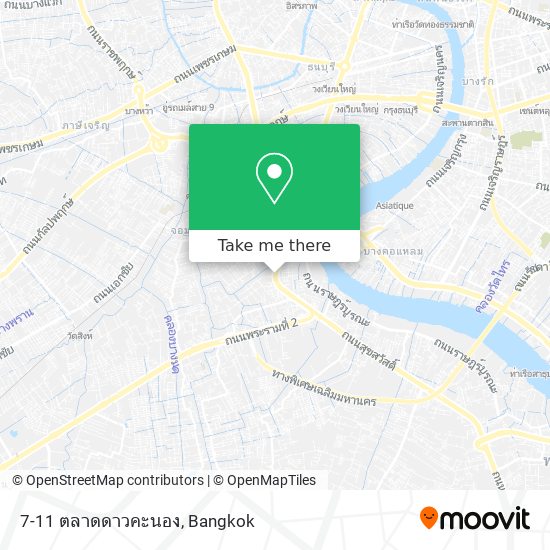 7-11 ตลาดดาวคะนอง map
