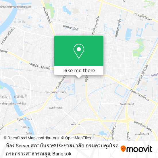 ห้อง Server สถาบันราชประชาสมาสัย กรมควบคุมโรค กระทรวงสาธารณสุข map