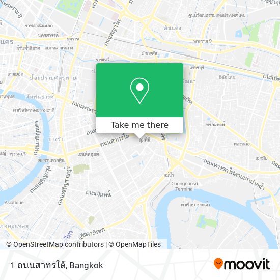 1 ถนนสาทรใต้ map