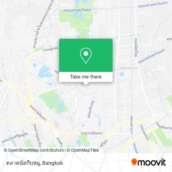 ตลาดนัดกีบหมู map