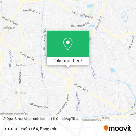 ถนน ลาดพร้าว 64 map