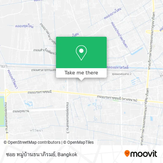 ซอย หมู่บ้านธนาภิรมย์ map