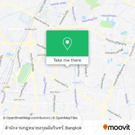 สำนักงานกฎหมายอรุณอัมรินทร์ map