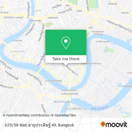 629/58 ซอย สาธุประดิษฐ์ 49 map