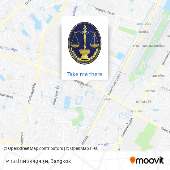 ศาลปกครองสูงสุด map