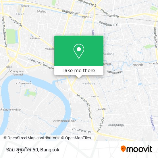 ซอย สุขุมวิท 50 map