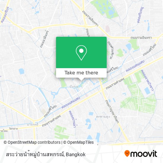 สระว่ายนำ้หมู่บ้านสหกรณ์ map