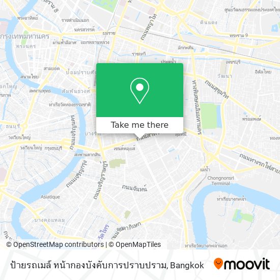 ป้ายรถเมล์ หน้ากองบังคับการปราบปราม map