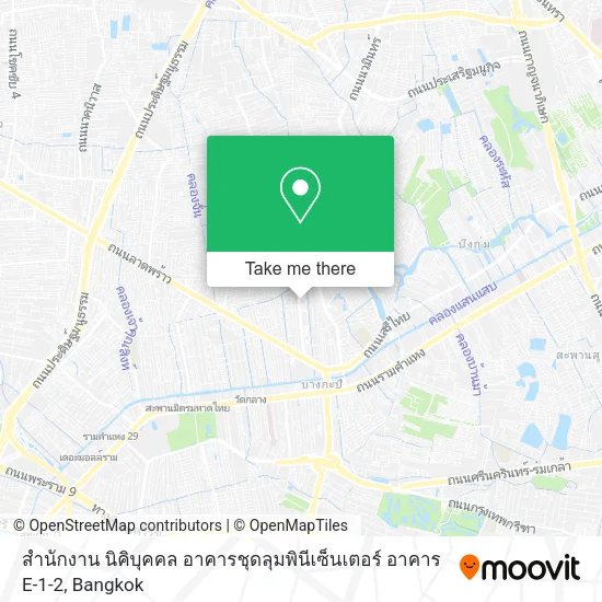 สำนักงาน นิคิบุคคล อาคารชุดลุมพินีเซ็นเตอร์ อาคาร E-1-2 map