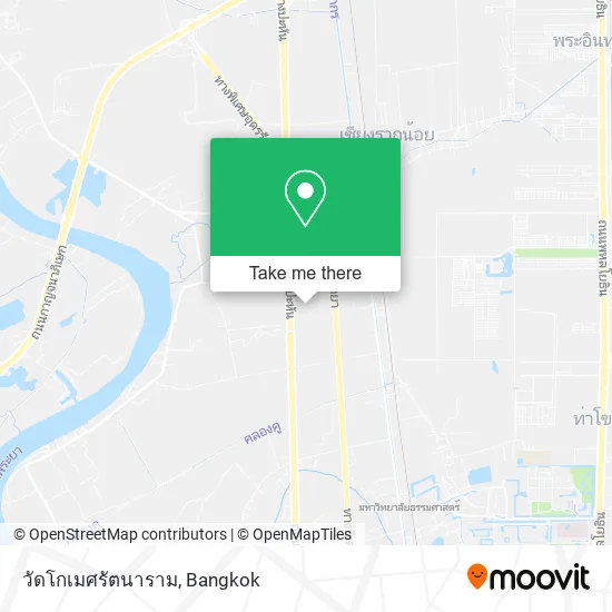วัดโกเมศรัตนาราม map