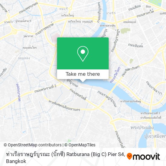 ท่าเรือราษฎร์บูรณะ (บิ๊กซี) Ratburana (Big C) Pier S4 map