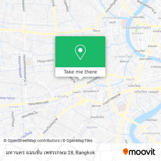 มหานคร แมนชั่น เพชรเกษม 28 map