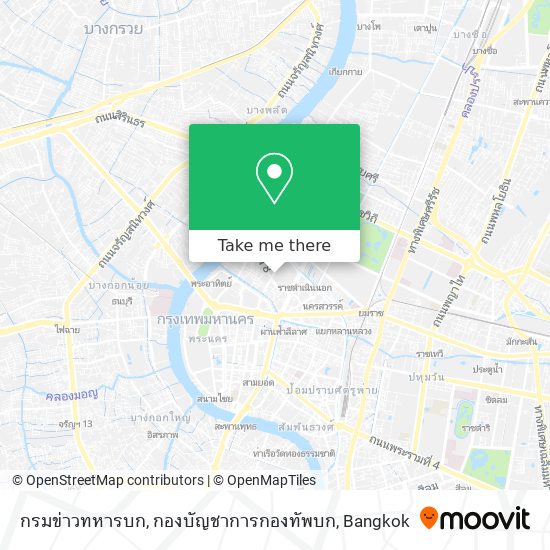 กรมข่าวทหารบก, กองบัญชาการกองทัพบก map