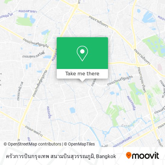 ครัวการบินกรุงเทพ สนามบินสุวรรณภูมิ map