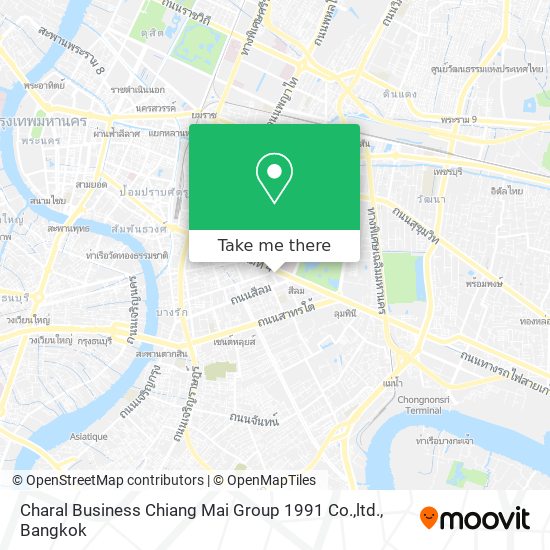 Charal Business Chiang Mai Group 1991 Co.,ltd. map
