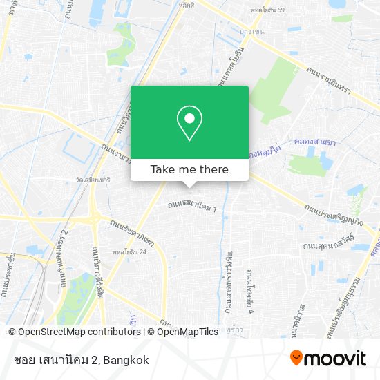 ซอย เสนานิคม 2 map