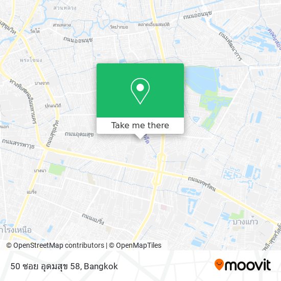 50 ซอย อุดมสุข 58 map