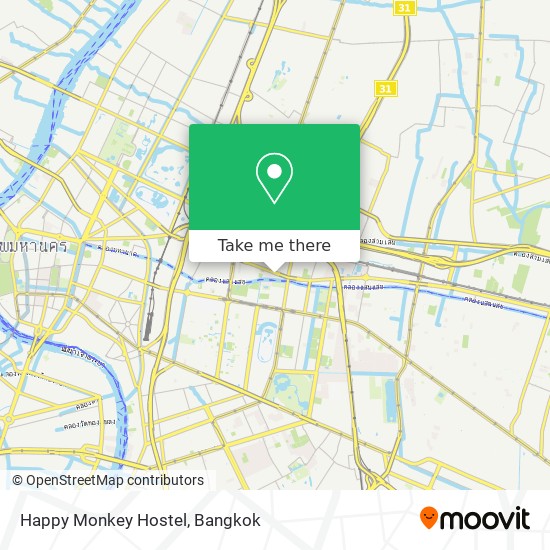 Happy Monkey Hostel map