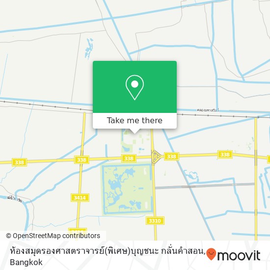 ห้องสมุดรองศาสตราจารย์(พิเศษ)บุญชนะ กลั่นคำสอน map