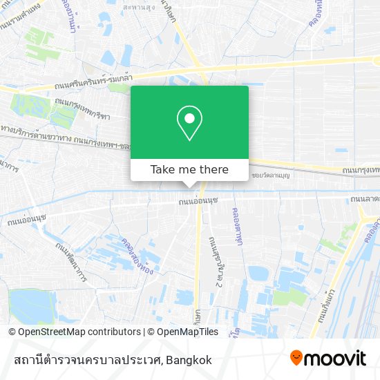 สถานีตำรวจนครบาลประเวศ map