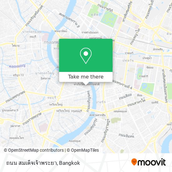 ถนน สมเด็จเจ้าพระยา map