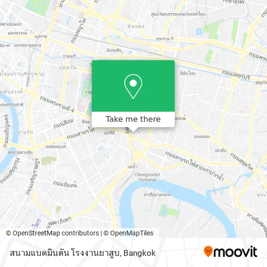 สนามแบดมินตัน โรงงานยาสูบ map
