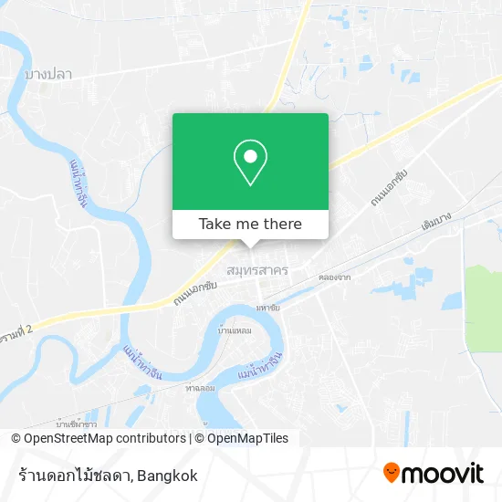 ร้านดอกไม้ชลดา map