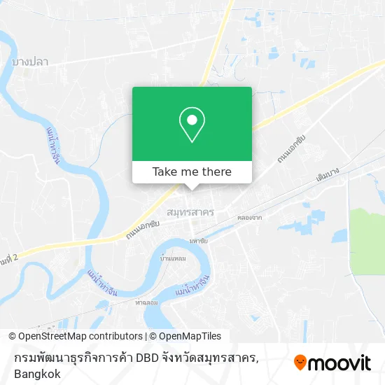กรมพัฒนาธุรกิจการค้า DBD จังหวัดสมุทรสาคร map