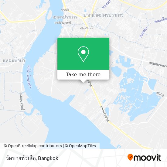 วัดบางหัวเสือ map