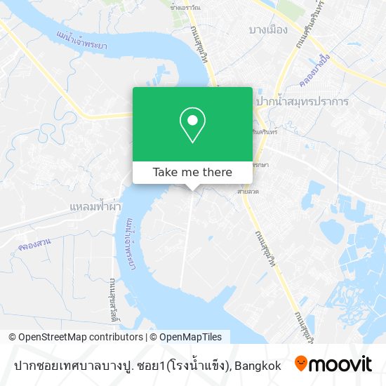 ปากซอยเทศบาลบางปู. ซอย1(โรงน้ำแข็ง) map