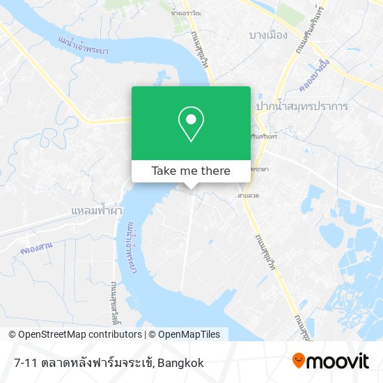 7-11 ตลาดหลังฟาร์มจระเข้ map