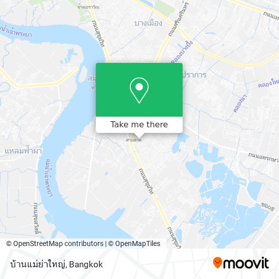 บ้านแม่ย่าใหญ่ map