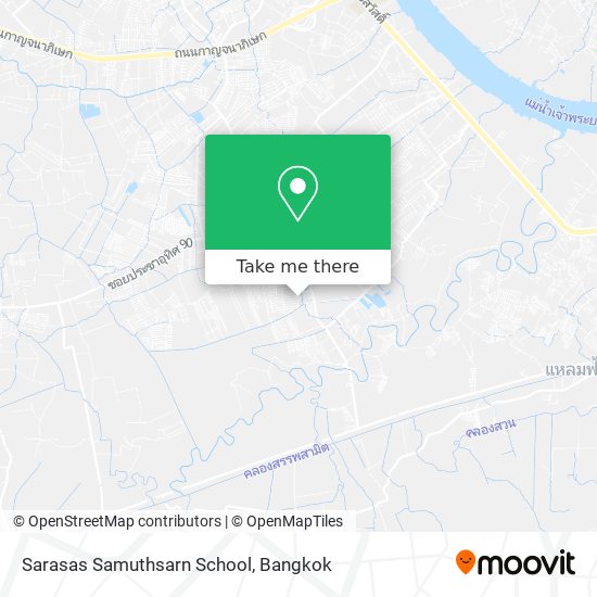 Sarasas Samuthsarn School map