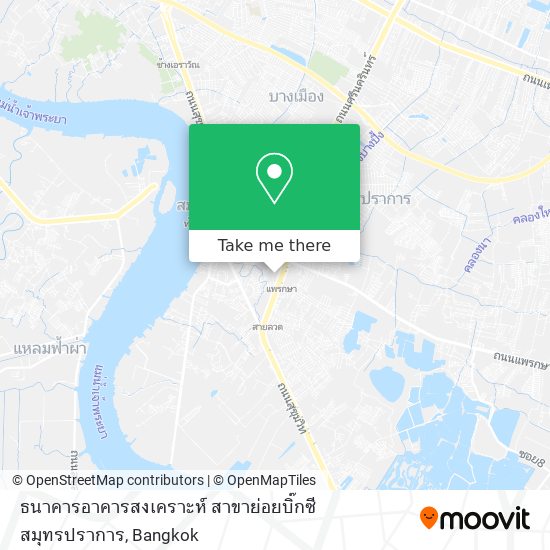 ธนาคารอาคารสงเคราะห์ สาขาย่อยบิ๊กซี สมุทรปราการ map