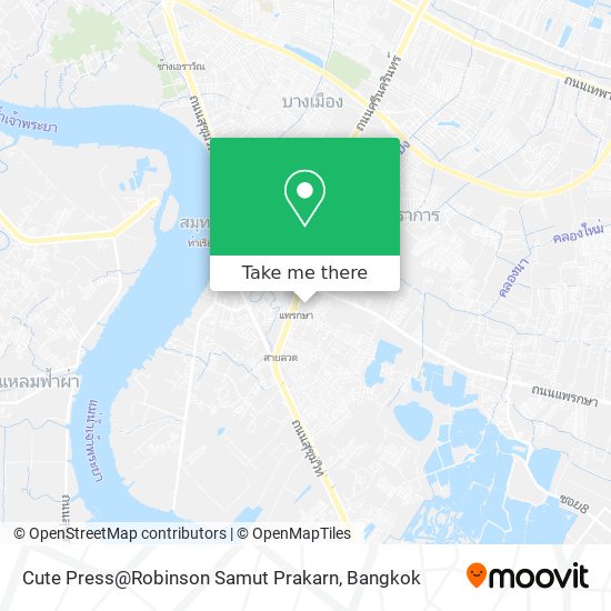 Cute Press@Robinson Samut Prakarn map